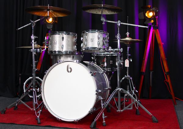 BDC Legend Series Fusion 22" 4pc Shell Pack - Sheffield Silver