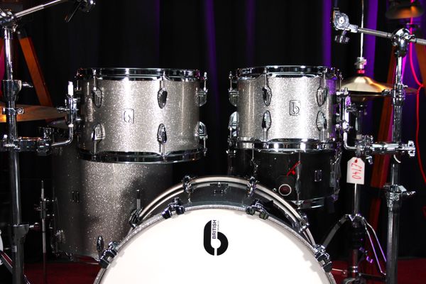 BDC Legend Series Fusion 22" 4pc Shell Pack - Sheffield Silver