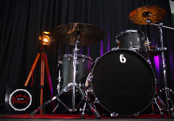BDC Raven Club 22" 3pc Shell Pack - Black Satin Ash