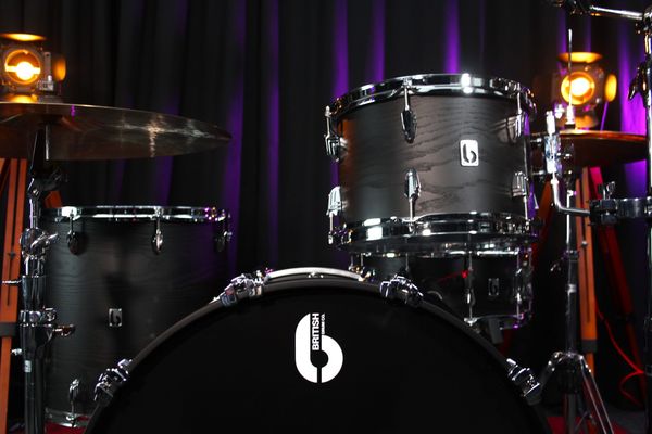 BDC Raven Club 22" 3pc Shell Pack - Black Satin Ash