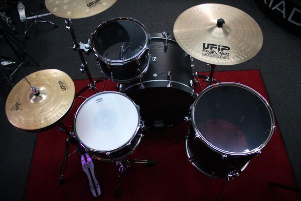 BDC Raven Club 22" 3pc Shell Pack - Black Satin Ash