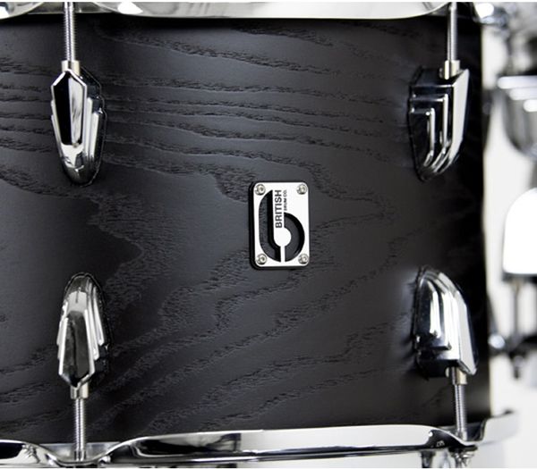 BDC Raven Fusion 22" 4pc Shell Pack - Black Satin Ash