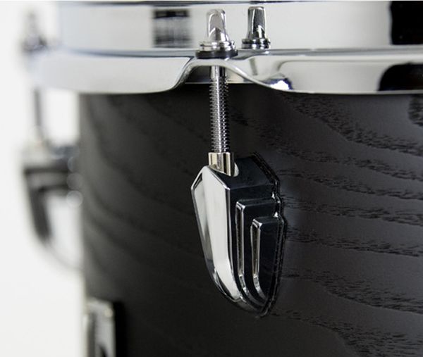 BDC Raven Fusion 22" 4pc Shell Pack - Black Satin Ash