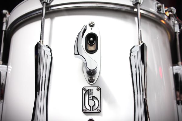 BDC RS1 Marching Snare Drum - Gloss White