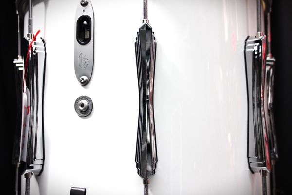 BDC RS1 Marching Snare Drum - Gloss White