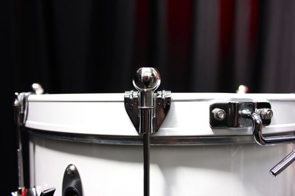 BDC RS1 Marching Snare Drum - Gloss White