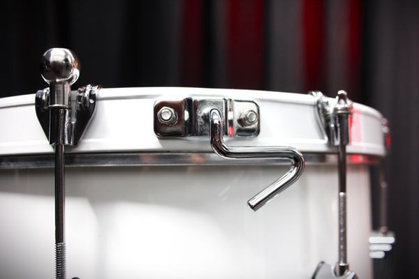 BDC RS1 Marching Snare Drum - Gloss White