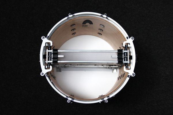 BDC RS1 Marching Snare Drum - Gloss White