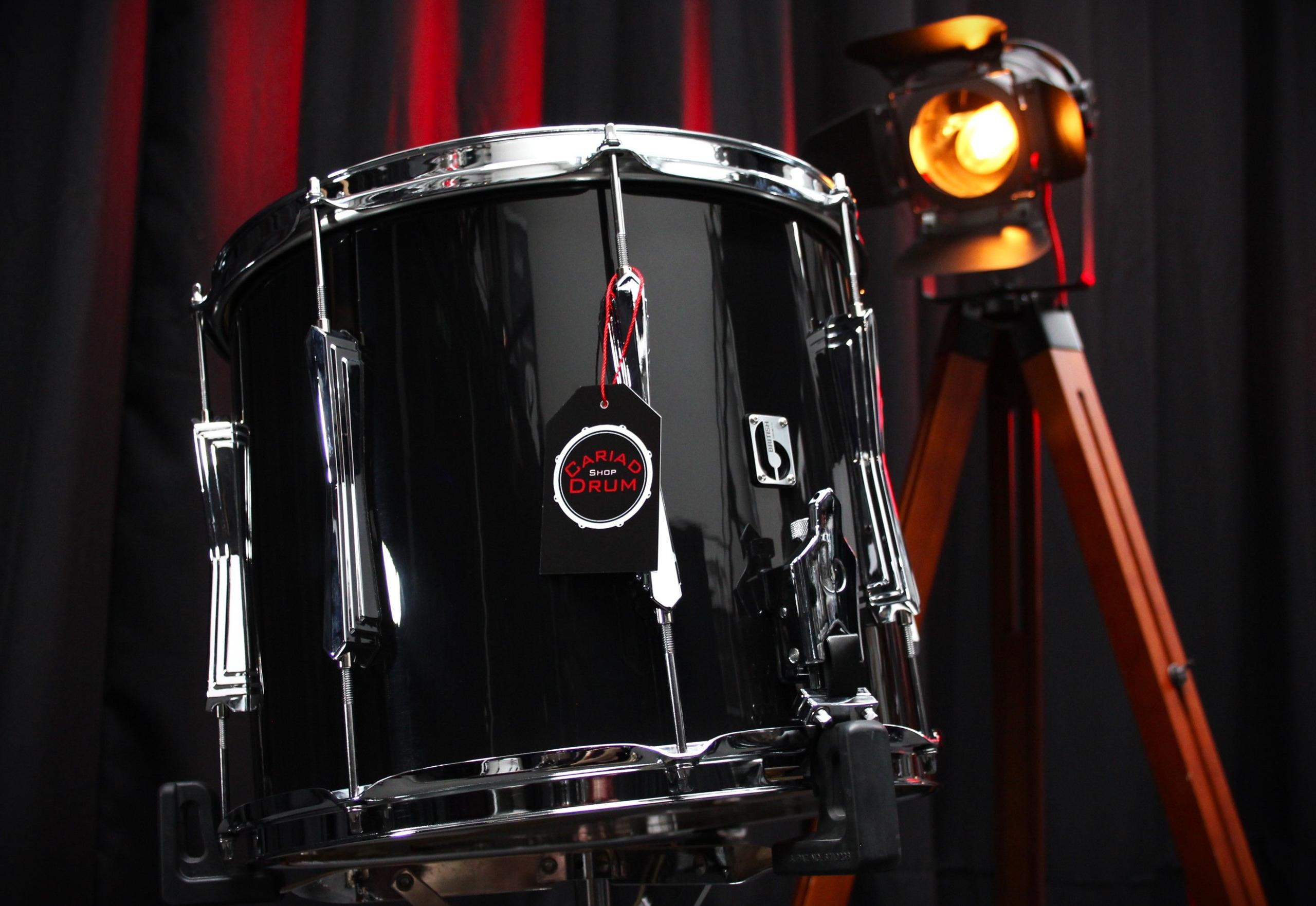 BDC RS1P Marching Snare Drum - Gloss Black