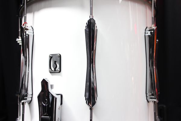 BDC RS1P Marching Snare Drum - Gloss White