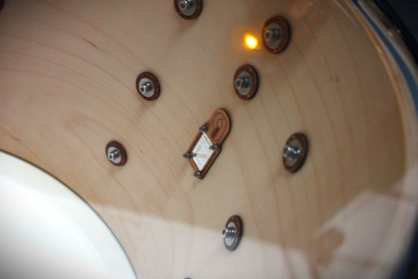 BDC RS1P Marching Snare Drum - Gloss White