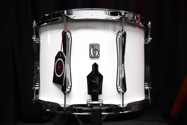 BDC RS1Y Marching Snare Drum - Gloss White