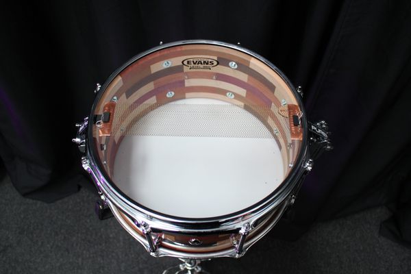Ex-Demo Bristol Drum Co. Segmented Harlequin 13" x 6.5" Snare Drum