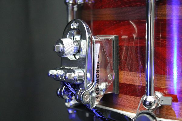 Bristol Drum Co. Segmented Black Walnut & Paduak 14" x 6" Snare Drum