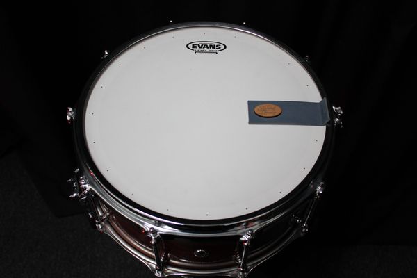 Bristol Drum Co. Segmented Black Walnut & Paduak 14" x 6" Snare Drum