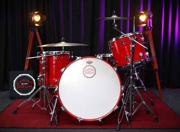 Cariad Custom 24" 3pc Shell Pack - Orange/Red Swirl