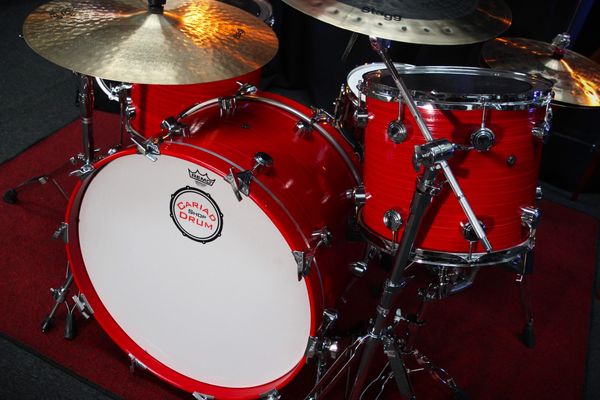 Cariad Custom 24" 3pc Shell Pack - Orange/Red Swirl