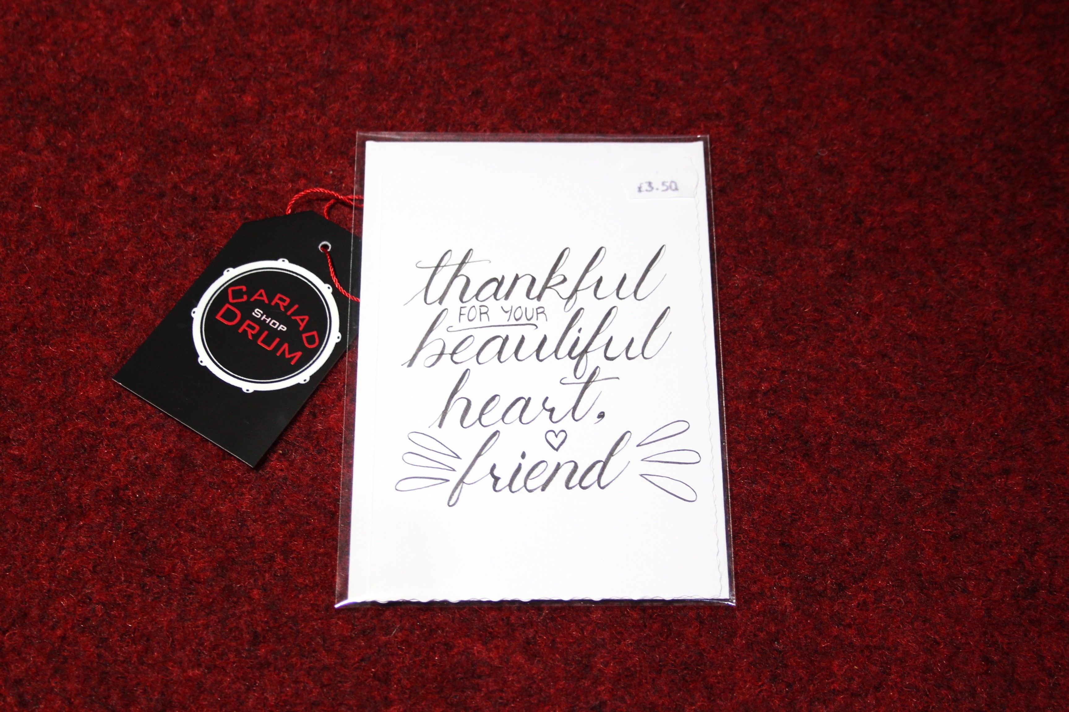 Cariad Handcrafted Card