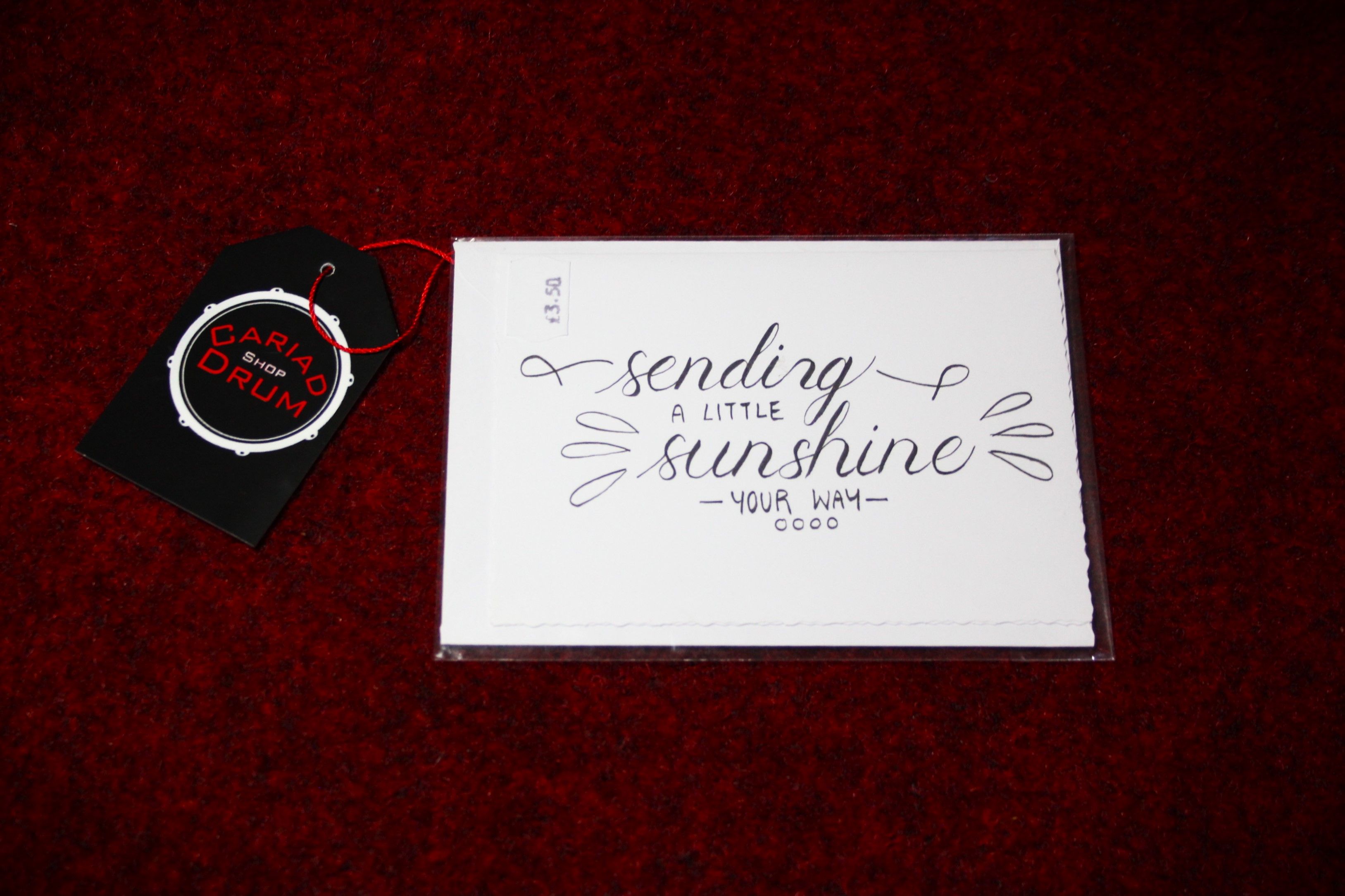 Cariad Handcrafted Card