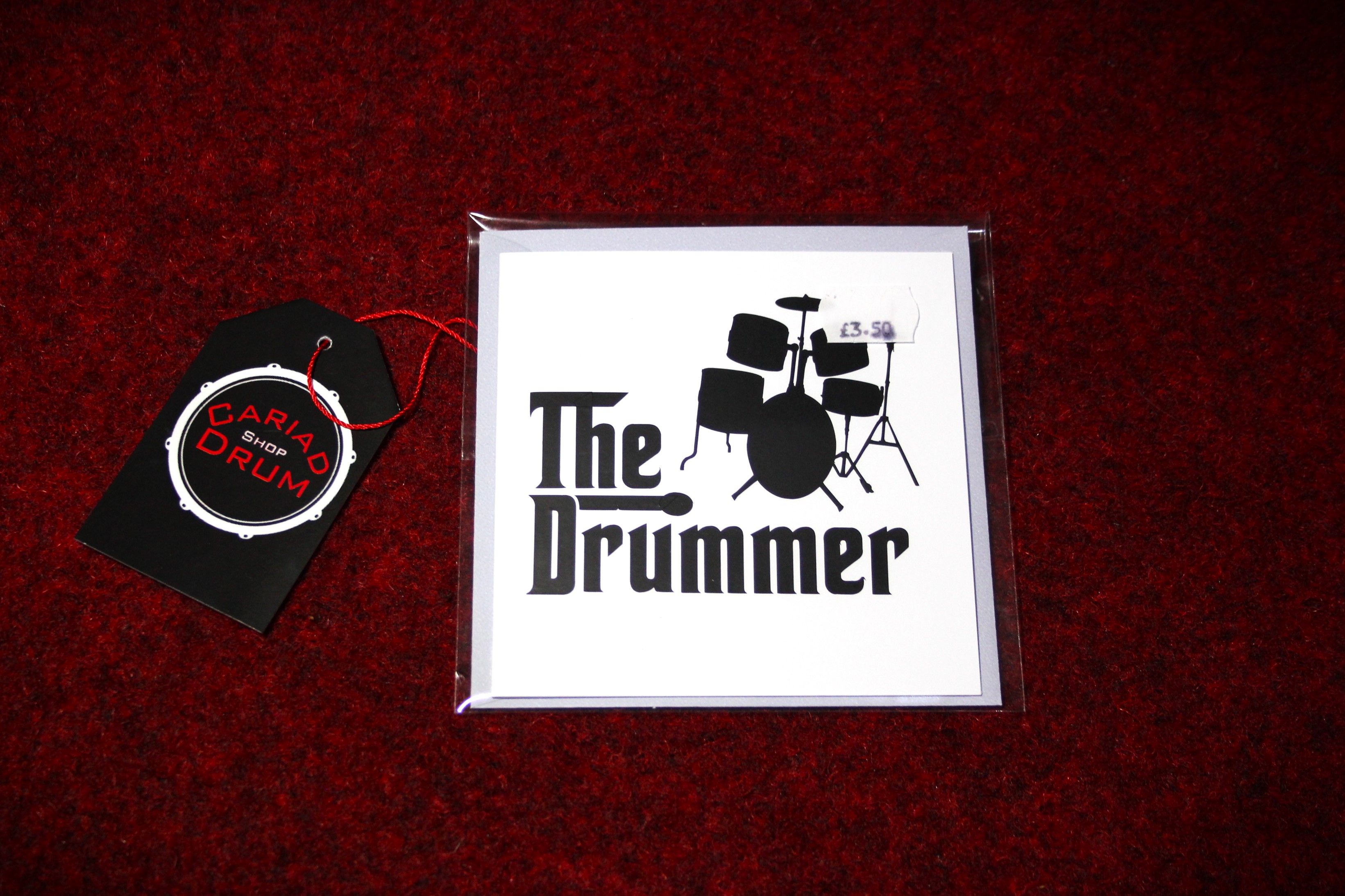 Cariad Handcrafted 'The Drummer' Card