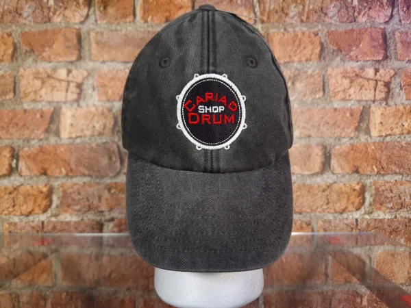 Cariad Logo Stone Washed Baseball Cap - Dark Grey