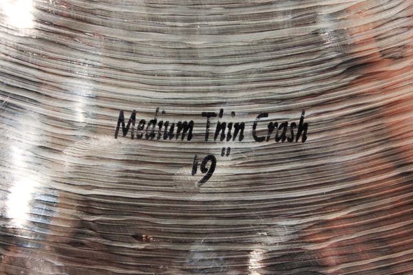 Constantine Hand Hammered Kahraman Series 19" Medium Thin Crash