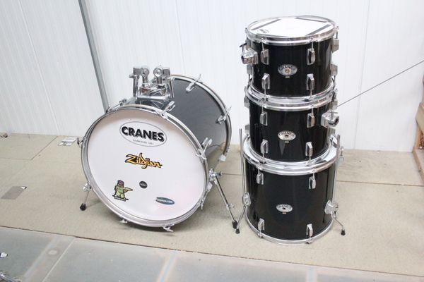 Cranes 4pc 22" Shell Pack - Black 