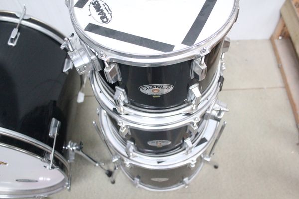 Cranes 4pc 22" Shell Pack - Black 