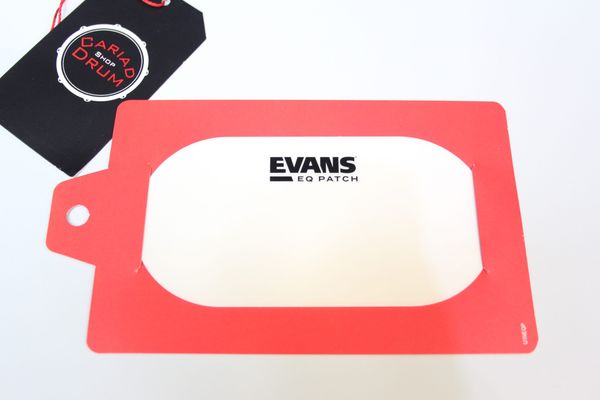 EVANS Double Pedal Bass Drum EQ Patch - Clear Plastic