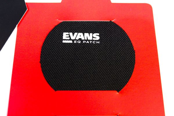 Evans Single Pedal Bass Drum EQ Patch - Black Nylon