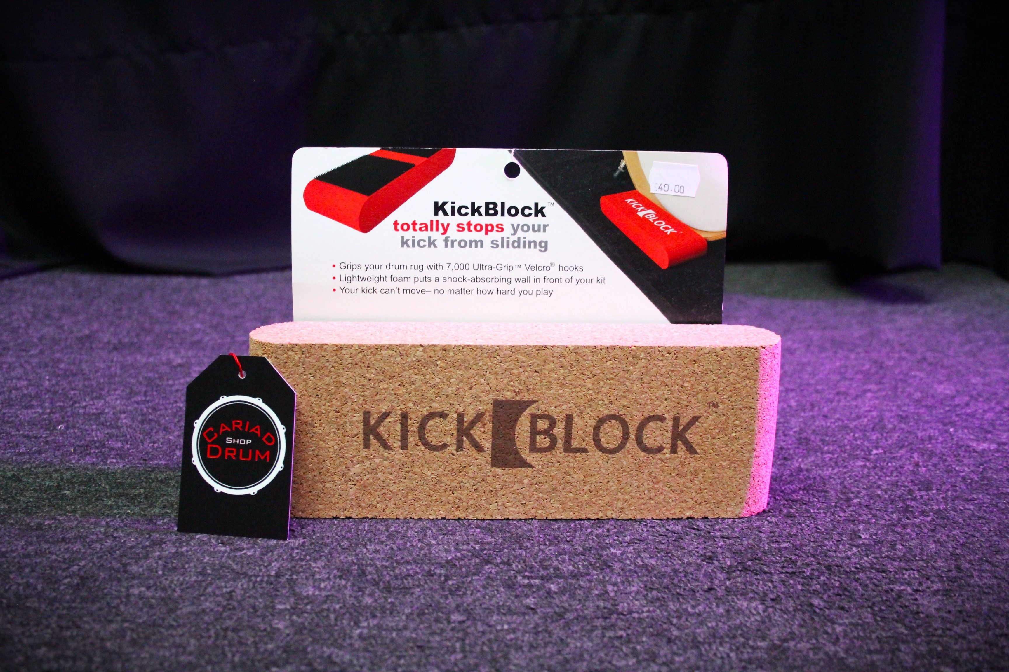 KickBlock Bass Drum Anchor - Natural Cork