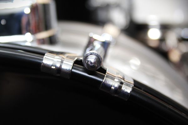 Ludwig Accent Fuse 20" 5pc Converted Low Volume Practice Kit - Silver Sparkle