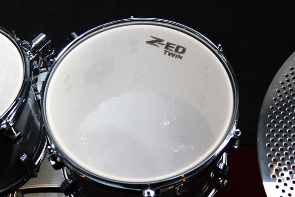 Ludwig Accent Fuse 20" 5pc Converted Low Volume Practice Kit - Silver Sparkle