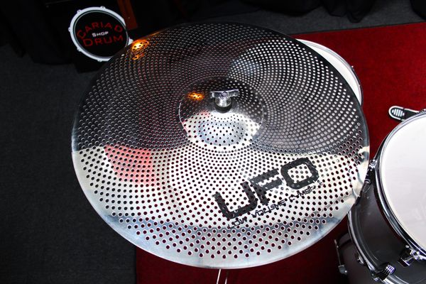Ludwig Accent Fuse 20" 5pc Converted Low Volume Practice Kit - Silver Sparkle