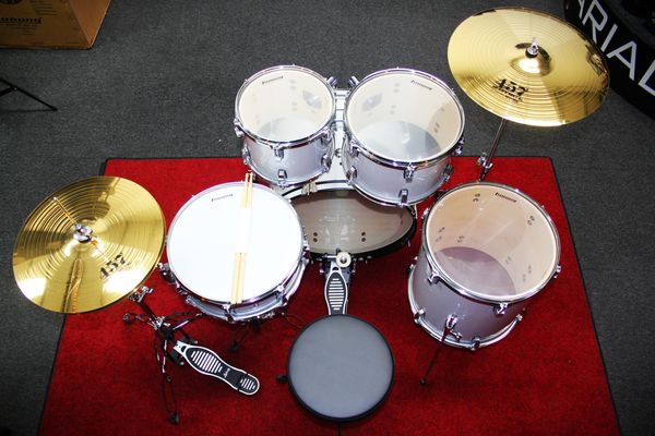 Ludwig Accent Fuse 20" 5pc Drum Kit - Silver Sparkle