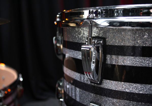 Ludwig Classic Maple FAB Shell Pack - Digital Black Sparkle
