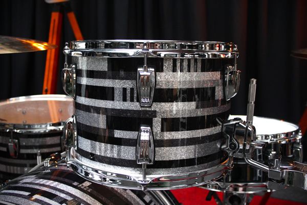Ludwig Classic Maple FAB Shell Pack - Digital Black Sparkle