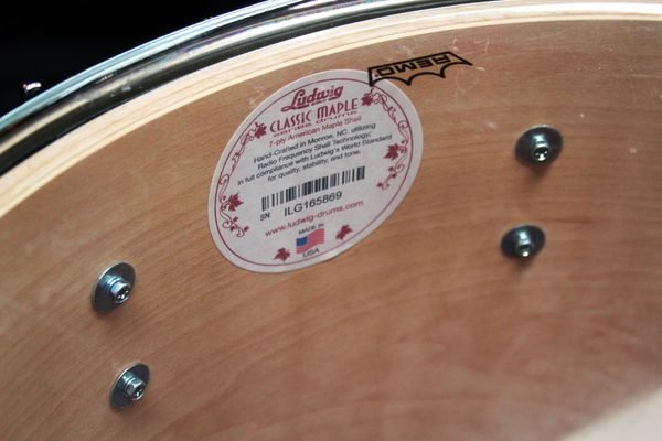 Ludwig Classic Maple FAB Shell Pack - Digital Black Sparkle