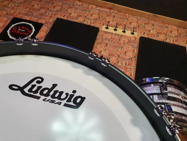 Ludwig Classic Maple FAB Shell Pack - Digital Black Sparkle