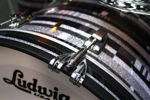 Ludwig Classic Maple FAB Shell Pack - Digital Black Sparkle