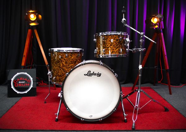 Ludwig Neusonic 22" Fab 3pc Shell Pack - Butterscotch Pearl