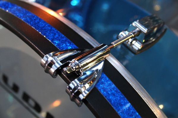 Ludwig Vistalite 50th Anniversary Acrylic 22" Shell Pack - Blue Clear Blue