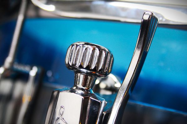 Ludwig Vistalite 50th Anniversary Acrylic 14" x 6.5" Snare Drum - Blue Clear Blue