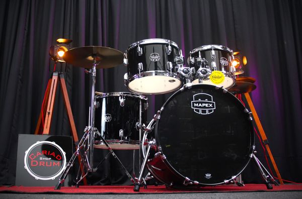 Mapex Comet Fusion 18" 5pc Drum Kit w/hardware - Dark Black