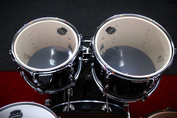 Mapex Comet Fusion 18" 5pc Drum Kit w/hardware - Dark Black