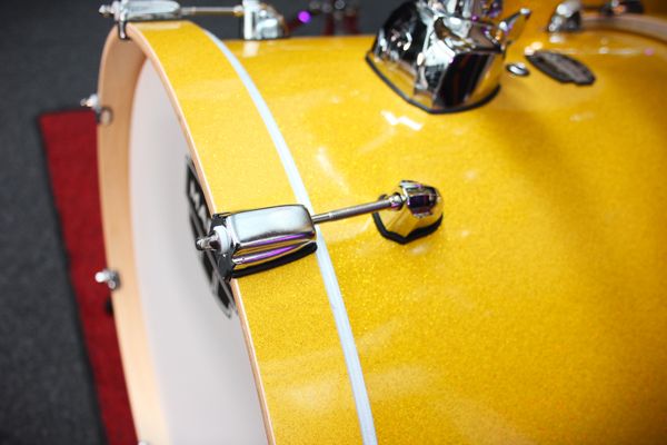 Mapex Mars Birch 22" Drum Kit w/ Hardware & Cymbals - Sunflower Sparkle