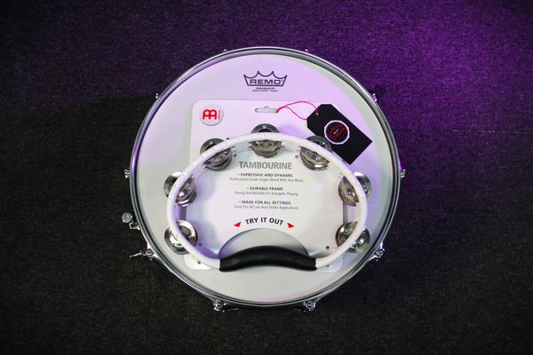 Meinl Headliner Series Handheld ABS Tambourine - White