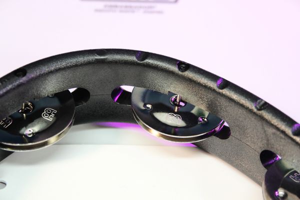 Meinl Headliner Series Handheld ABS Tambourine Single Row - Black