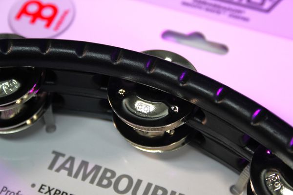 Meinl Traditional Handheld ABS Tambourine Dual Row - Black