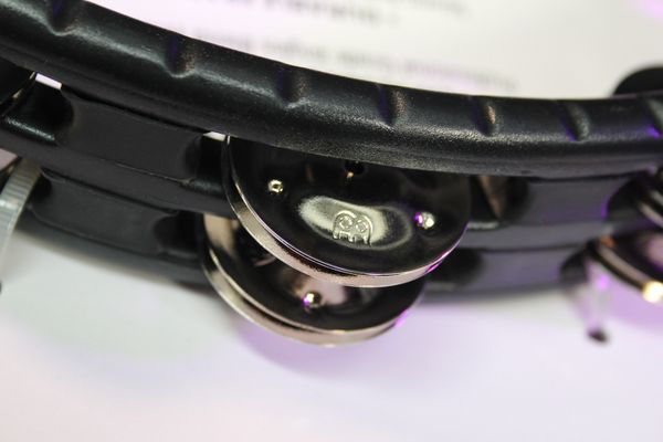 Meinl Traditional Handheld ABS Tambourine Dual Row - Black